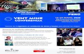 VENT MINE · “Avances de la ingeniería en ventilación de minas y túneles para afrontar los riesgos.” 19-20 MAYO, 2020 2da Conferencia Internacional VENTILACIÓN DE MINAS Hotel