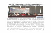 Bolivia: En reunión internacional se anuncia prohibición ... · basan en la nutrición adecuada de los suelos y en la diversidad biológica para el manejo ecológico de plagas.
