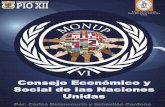 Consejo Económico y Social de las Naciones Unidas · Sin embargo, con una adecuada preparación ... Carta de las Naciones Unidas, que ratificaba, de manera oficial, la conformación