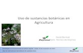 Uso de sustancias botánicas en Agricultura · Estratègies no convencionals en sanitat vegetal . Lleida, 22 de novembre de 2012 USO DE SUSTANCIAS BOTÁNICAS EN AGRICULTURA EVALUACIÓN