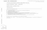 PROGRAMACIÓN DIDÁCTICA HISTORIA DEL ARTE BACHILLERATOiesfranciscomontoya.com/wp-content/...Arte-19-20-1.pdf · HISTORIA DEL ARTE BACHILLERATO 2019/2020 A. Contextualización De