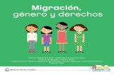 Migración, género y derechos - Buenos Aires · la etnia, la raza, la clase, la condición religiosa o la filiación política. Las migraciones se hacen de rostros, motivaciones