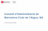 Consell d’Administració de Barcelona Cicle de l’Aigua, SA Consell Administracio_Marc 2018.pdf · 5 ESTAT DELS EMBASSAMENTS (Actualitzat 12/03/2018) * Per realitzar els càlculs,