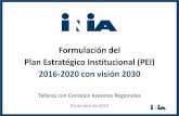 Formulación del Plan Estratégico Institucional (PEI) 2016 ... Tacuarembó... · Formulación de propuestas para cada Sistema de Producción: Análisis de Escenarios Construcción