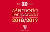 Memoria - Sevilla FC · empresariales más importantes de Sevilla. Nuestro objetivo y meta, fomentar las relaciones entre ... 11/04/2019 Empresas y golf 25/04/2019 On tour empresas: