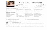 Jackey Good - Acting Resume 2019 HAA · JACKEY GOOD AEA AGMA Height: 5’ 3” Voice: Soprano with Mix & Belt (F3-E6) Danny Prather danny@haanyc.com | 646.619.8080 NATIONAL/INTERNATIONAL