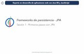 Frameworks de persistencia - JPA - Experto Javaexpertojava.ua.es/experto/restringido/2015-16/jpa/slides/...• Puede usarse en Java SE y en aplicaciones web sin servidor de aplicaciones