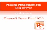 Microsoft Power Point 2010 - Universidad Nacional del Surcs.uns.edu.ar/materias/iocp/downloads/Clases Teoricas... · 2017-11-01 · necesitan tener Power Point instalado. •Si la