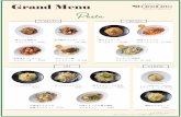 Grand Menu Pasta...Grand Menu ※生パスタはフェットチーネ（平麺）を使用しております。 生 パスタ 生 パスタ 生 パスタ TOMATO CREAM OIL CHEESE ※表示価格は税別です。P˜˚a
