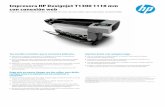 IPG HW HPS Commercial Designjet Datasheet refresh – 3p T1300neufert-cdn.archdaily.net/.../file/7264/T1300.pdf · 2016-09-30 · HP593PESoporte de hardware T1300-44inch Designjet
