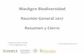 MasAgro Biodiversidad Reunión General 2017 Resumen y Cierre€¦ · MasAgro Biodiversidad Reunión General 2017 Resumen y Cierre 1ro de septiembre 2017 Contacto: Kevin Pixley K.Pixley@cgiar.org