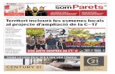 somParets - Diari de Parets i Baix Vallès - …...El Consell Comarcal aprova el pla d'acció de la Taula Vallès Oriental Avança, centrat en la millora i la promoció del teixit