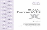 RNASA Proyec o EA TIC · Anexo I. Dossier del Programa de seguridad y vida saludable 8 . También se podrá llevar a cabo el entrenamiento en sala de cómo desp lazarse, sentarse