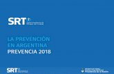 LA PREVENCIîN EN ARGENTINA PREVENCIA 2018 · 2018-12-03 · NOTA: Por la Instrucción SRT 4/2010, en el año 2010 se crea el Registro de Actuaciones Judiciales (RAJ) y las ART estuvieron