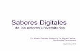 Saberes Digitales - Universidad Veracruzana · saberes digitales sintetizan una enorme masa de cuestiones que ... sociales, comportamientos éticos, respeto a la propiedad intelectual,