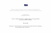 Excel - Universitat Jaume Igould/pdidoc/A25-excel-Practica3.pdf · Excel Universitat Jaume I Tema 3. Formato y presentación de las hojas. Formulación básica Página 8 Ejercicio