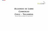 ACUERDO DE LIBRE COMERCIO CHILE - TAILANDIAsitios.ucsc.cl/cedap/wp-content/uploads/sites/44/...Tratados de Libre Comercio 64 Economías 86% PIB Mundial 4.676 Millones de personas 63%