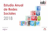 #IABEstudioRRSS de Redes Sociales 2018 18 · Estudio Anual de Redes Sociales 2018 #IABEstudioRRSS PATROCINADO POR: ELABORADO POR: ... de 16-55 años en 2016 y de 16-65 años en 2017.