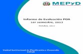 Informe de Evaluación POA 1er semestre, 2017economia.gob.do/wp-content/uploads/drive/DIPyD... · proceso de evaluación del POA, presenta el Informe de Evaluación de Metas correspondiente