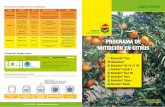 PROGRAMA DE NUTRICIÓN EN CITRUSeurofertcolombia.com/wp-content/uploads/2015/12/... · PROGRAMA COMPO DE NUTRICIÓN DE MANDARINAS Y NARANJAS ETAPA DE PRODUCCIÓN DE FRUTAS BASACOTE®