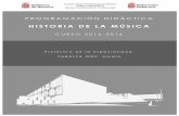 Profesora de la especialidad: ZABALZA DÍEZ, Amaiaconservatoriopablosarasate.educacion.navarra.es/doc/1516... · 2015-10-27 · origen de la música en la Prehistoria y Antigüedad,