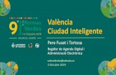 València Ciudad Inteligente - ITU · #SemanaNormasVerdes 12 València Ciudad Inteligente 12 Número de visitantes Sede electrónica (Enero –Diciembre 2016) 213.423 Sede electrónica