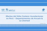 Efectos del Niño Costero: Inundaciones en Perú ... · 3/21/2017  · Provincia de Virú(Departamento de La Libertad) Análisis Rápido de Inundaciones Chao Chao. UNITAR International