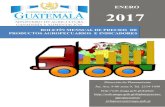 BOLETÍN MENSUAL DE PRECIOS DE PRODUCTOS … Boletín De Precio… · Guatemala. Periodo: enero 2016 y enero / 2017- diciembre / 2016 (Quetzales) Productos Unidad de Medida Ene 2016