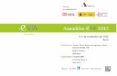Asamblea 2015 - Ameticametic.es/sites/default/files//Programa Completo... · Sesión-taller específico sobre el Instrumento Instrumento PyMEPPyyMMEEPyME: principales novedades del