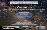 Jornada de Agricultura Biodinámica Y Alimentación...2017/06/17  · Jornada de Agricultura Biodinámica Y Alimentación ²Aproximación a las bases cósmicas de la Agricultura Biodinámica.