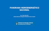 PANORAMA HIDROENERGÉTICO NACIONAL · Plataforma Argentina de Hidroenergía Información inicial disponible 56 en operación 55 Proyectos 11.170 MW 36.192 GWh/año 18.440 MW 88.627