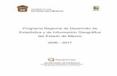 Programa Regional de Desarrollo de Estadística y …Geográfica, Estadística y Catastral del Estado de México y los artículos 18, 19, 20 y 21 de la Ley de Planeación del Estado