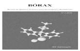 BÓRAX-Revista de Química Práctica para … Bórax...BÓRAX-Revista de Química Práctica para Secundaria y Bachillerato-IES. Zaframagón-ISSN 2529-9581 2 de óxidos insolubles de