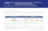 ESTADÍSTICAS DE LICENCIAS MÉDICAS DE ORIGEN COMÚN POR ... · 2 Las licencias médicas electrónicas equivalen al 87% del total de licencias médicas que se emitieron en Chile en