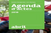 Santa Margarida i els Monjos Agenda › fitxer › 1249 › Agenda abril... · 2018-03-27 · A les 17.30 h, al Biblio@ccés de la Ràpita Amb el llibre “Desencuentros” de Liao