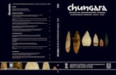 REVISTA DE ANTROPOLOGÍA CHILENA CHUNGARA 47-4.pdf · 2018-06-19 · Entre El Vergel y la Platería Mapuche: El Trabajo de Metales en La Araucanía Poscontacto (1550-1850 D.C.) Between