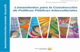 Lineamientos para la construcción de políticas públicas ... · los pueblos en los espacios e instancias de toma de decisiones, el derecho a la coexistencia armónica y el respeto