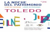 LA NIT DEL PATRIMONI A NOITE DO PATRIMONIO TOLEDO8e3a34f4-d73e-48… · 15 Sep 2018 Alcalá de Henares / Ávila / Baeza / ... 21.45, 22.30, 23.15) 20 pax/pase. (*) RESERVA PREVIA