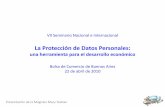 La Protección de Datos Personales mary teahan.pdf · Presentación de la Magister Mary Teahan Régimen Especial para el Marketing • Nuestro Ley de Protección de Datos Personales