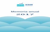 Memoria anual 2017 - AEBAM€¦ · 4. Actividades 1. Las basuras marinas y su problemática Las basuras marinas representan un grave ... sus disposiciones complementarias. Entre sus