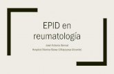 EPID en reumatología - AIRE-MB · - EPID, ILD: enfermedad pulmonar intersticial difusa - NIU, UIP: neumonía intersticial usual - NINE, NSIP: neumonía intersticial no específica
