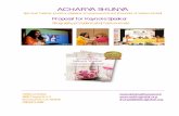Acharya Shunya Media Kit - HealCircle · 2017-07-11 · Acharya Shunya has created an invaluable model of education at her school Vedika Global, a modern Vedic center that shares