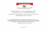 PROPUESTA DE GOBIERNO DEL CANDIDATO A GOBERNADOR … · propuesta de gobierno se afianza en la potencialidad de nuestro territorio para el cumplimiento de la soberanía y seguridad