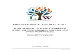 EMPRESA FORESTAL LIVE WOOD E.I.R.L. · Página 2 de 38 Plan General de Manejo Forestal (PGMF) Concesión Forestal con fines maderables – Empresa Forestal LIVE WOOD EIRL 1. INFORMACION