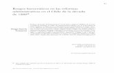 Rasgos burocráticos en las reformas administrativas en el Chile de … · 2018-02-20 · 64 Rasgos burocráticos en las reformas administrativas en el Chile de la década de 1880