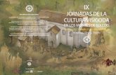 JORNADAS DE LA - Ayuntamiento de Toledo · 2018-04-12 · Viernes 20 de Abril Inauguración de la IX Jornada de la Cultura Visigoda en los Montes de Toledo Tendrá lugar la apertura