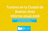 Turismo en la Ciudad de Buenos Aires Informe anual 2018 en la... · EVOLUCIÓN DEL TURISMO INTERNACIONAL A BUENOS AIRES POR EZE Y AEP. AÑOS 2015 - 2018. El crecimiento fue sostenido,