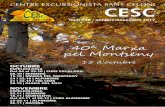 40ª Marxa pel Montseny · 2017-12-13 · Aquest any la Marxa pel Montseny en compleix 40 i ho pensem celebrar a base de bé. Data 15 d'octubre 2017 Hora de sortida Marxa Històrica