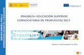 ERASMUS+ EDUCACIÓN SUPERIOR CONVOCATORIA DE … · Bolonia y el diálogo sobre las políticas educativas con países asociados estratégicos. Objetivos – Educación Superior .
