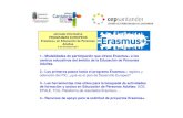 1.- Modalidades de participación que ofrece Erasmus+ a los ... · La referencia en programas europeos Erasmus+ para Educación y Formación en España: el SEPIE (Servicio Español